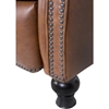 Cambridge Leather Recliner - Button Tufted, Shalimar Saddle - OHF-2568-10SHLSAD