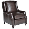 Charles Recliner Chair - Turned Feet, Baron Chocolate Leather - OHF-2730-10BARCHC