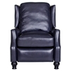 Charles Recliner Chair - Turned Feet, Baron Navy Leather - OHF-2730-10BARNVY