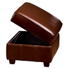 Marbella Contemporary Storage Ottoman - Coffee Leather - OHF-420-06CGCOF