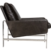 Lucas Leather Chair - Shalimar Grigio - OHF-483-01SHLGRG