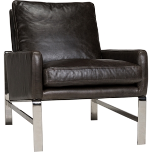 Lucas Leather Chair - Shalimar Grigio 