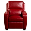Brice Contemporary Recliner Chair - Emerson Red Leather - OHF-738-10EMRRED