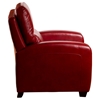 Brice Contemporary Recliner Chair - Emerson Red Leather - OHF-738-10EMRRED