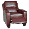 Brice Club Leather Recliner Chair - Harlee Dark Red - OHF-738-10HARRED