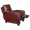 Brice Club Leather Recliner Chair - Harlee Dark Red - OHF-738-10HARRED