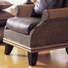 Bali Wingback Lounge Chair - Cushion, Rattan Weave - PAD-255-1