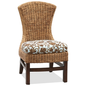 Bahama Breeze Side Chair - Cushion, Flat Weave Abaca 