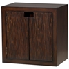 Modulare Wooden 2-Door Cabinet - Dark Mahogany - PAD-MOD04-DK