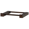 Modulare Wooden Open Back Shelf - Dark Mahogany - PAD-MOD01-2SIDE-DK