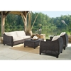 Outdoor Bay Harbor Wicker Lounge Chair - Fabric Cushion - PAD-OL-BAH01