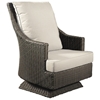 Outdoor Cabana Swivel Rocking Chair - All-Weather Wicker - PAD-OL-CAB28