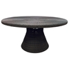 Outdoor Gulf Shore Round Dining Table - All-Weather Wicker - PAD-OL-GLF13-60R