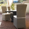 Outdoor Nico Dining Chair - White Cushion, All-Weather Wicker - PAD-OL-NCO12-ECO