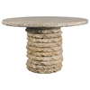Stone Stack 48" Round Dining Table - PAD-OL-SSTTOP-48-OL-SST13-SMBASE