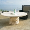 Stone Stack 60" Round Chat Table - PAD-OL-SSTTOP-60-OL-SST05BASE