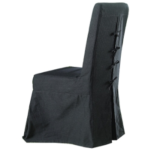 Pacific Beach Dining Chair - Black Slipcover 