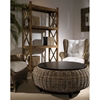 Wingback Lounge Chair - White Cushion, Gray Kubu Wicker - PAD-WNG01-KUBU