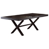 X Rectangular Dining Table - Extension Leaf, Dark Finish - PAD-X13-DK