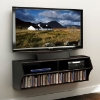 Altus Black Wall Mounted Audio Video Console - PRE-BCAW-0200-1