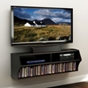 Altus Black Wall Mounted Audio Video Console - PRE-BCAW-0200-1