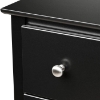 Sonoma Tall Nightstand with Open Shelf - Black - PRE-BDC-2428-SONOMA