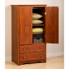 Monterey 2-Door Armoire - PRE-XDC-3359-K-MONTEREY