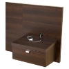 Series 9 Designer Floating King Headboard with Nightstands - Espresso - PRE-EHHK-0520-2K