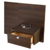 Series 9 Designer Floating King Headboard with Nightstands - Espresso - PRE-EHHK-0520-2K