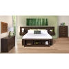 Series 9 Designer Floating King Headboard with Nightstands - Espresso - PRE-EHHK-0520-2K
