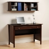 Ingram Computer Desk and Wall Mounted Hutch - PRE-XWD-4730-K