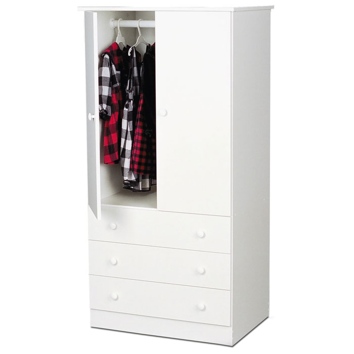 Edenvale Junior Wardrobe with 3 Drawers | DCG Stores