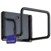 Mount Anywhere Pistol Rack - Coated Wire, Black