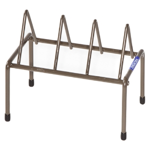 Handgun Rack - Coated Wire, Brown, 3 Pistols 