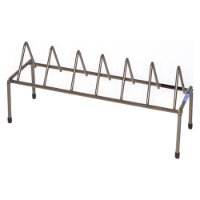 Handgun Rack - Coated Wire, Brown, 6 Pistols