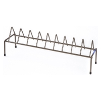 Handgun Rack - Coated Wire, Brown, 9 Pistols