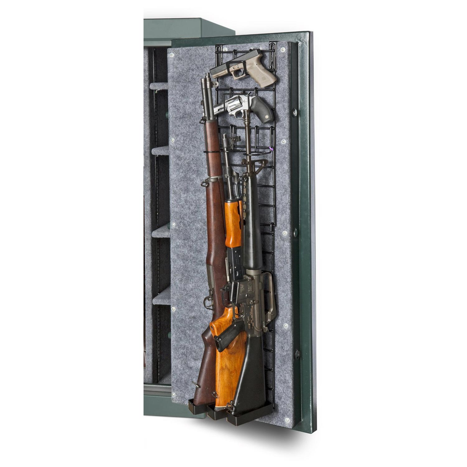 Sniper Organizer Rails The Maximizer Narrow Gun Organizer - 3 Rifles, 2 Pistols | DCG Stores