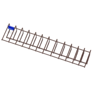 The Holster Add-On Gun Safe Rack - 12 Pistols, Brown 