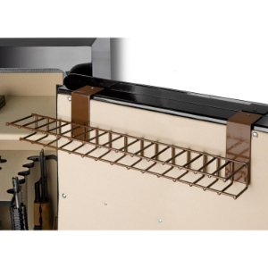 The Holster Gun Safe Rack - 15 Pistols, Brown 