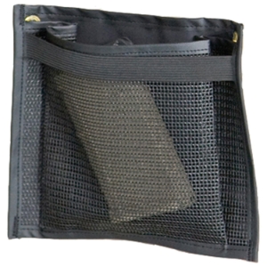 Gun Safe Rack Small Pouch - Nylon Mesh, Black 