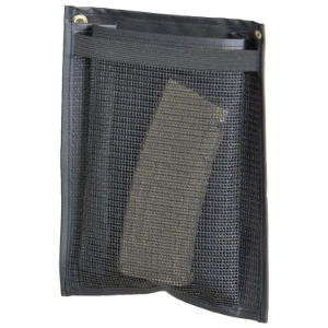 Gun Safe Rack Tall Pouch - Nylon Mesh, Black 