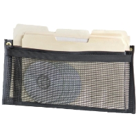 Gun Safe Rack File Pouch - Nylon Mesh, Black