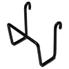Large Pistol Hook - Coated Wire, Black 