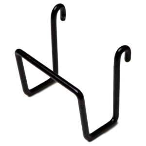 Large Pistol Hook - Coated Wire, Black 