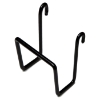 Small Pistol Hook - Coated Wire, Black 