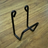 Small Handgun Holder - Coated Wire, Black 
