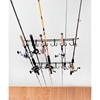 Overhead Fishing Rod Rack - Coated Wire, 12 Rods 