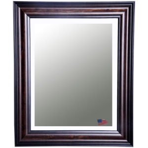 Wall Mirror - American Walnut Frame, Beveled Glass 