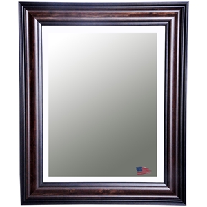 Wall Mirror - American Walnut Frame, Beveled Glass 