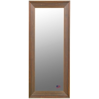 Rectangular Mirror - Barnwood Brown & Cinnamon Finished Frame